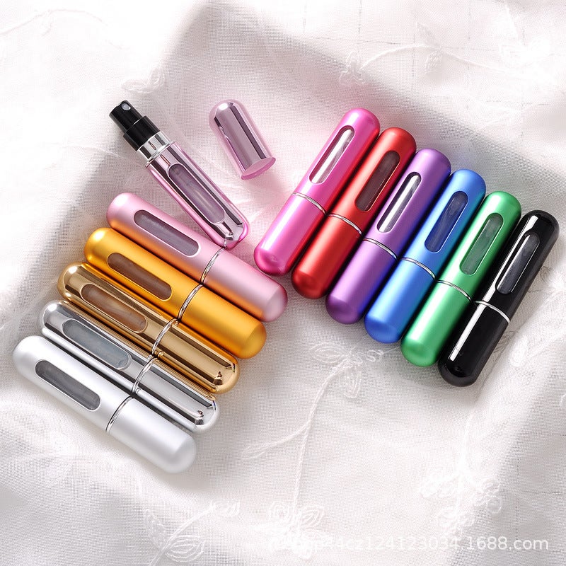 5Ml Self-Pump Perfume Sub-Bottle Bottom Direct Charge Spray Bottle Aluminum Portable Press Punch Perfume Bottle - Image 4