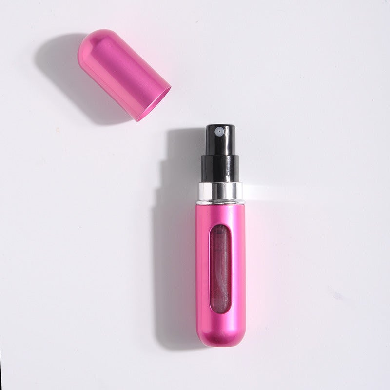 5Ml Self-Pump Perfume Sub-Bottle Bottom Direct Charge Spray Bottle Aluminum Portable Press Punch Perfume Bottle - Image 1