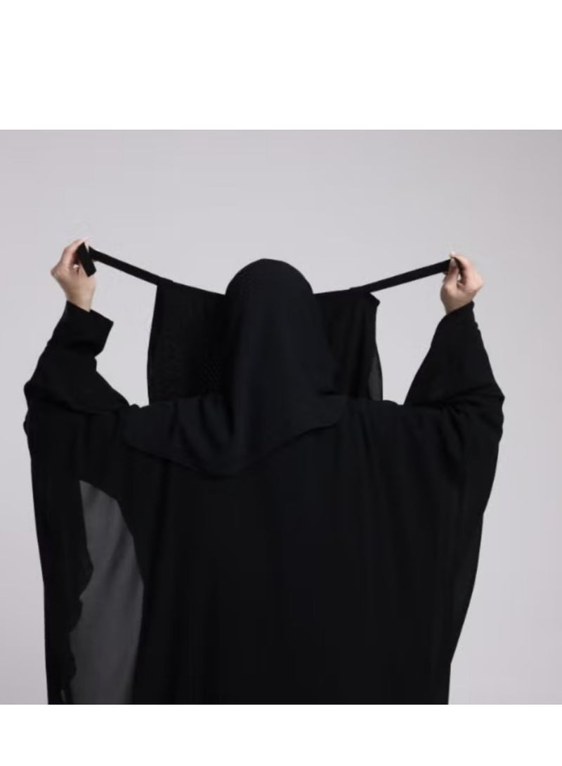 سابو نقاب الحج والعمرة - نقاب طويل مطابق للشريعة بدون فتح العين، خفيف الوزن - Image 2