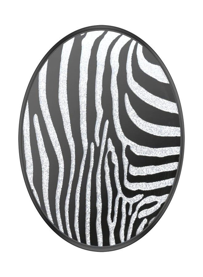 PopSockets Phone Grip with Expanding Kickstand, Enamel Graphic - Zebra - Image 2