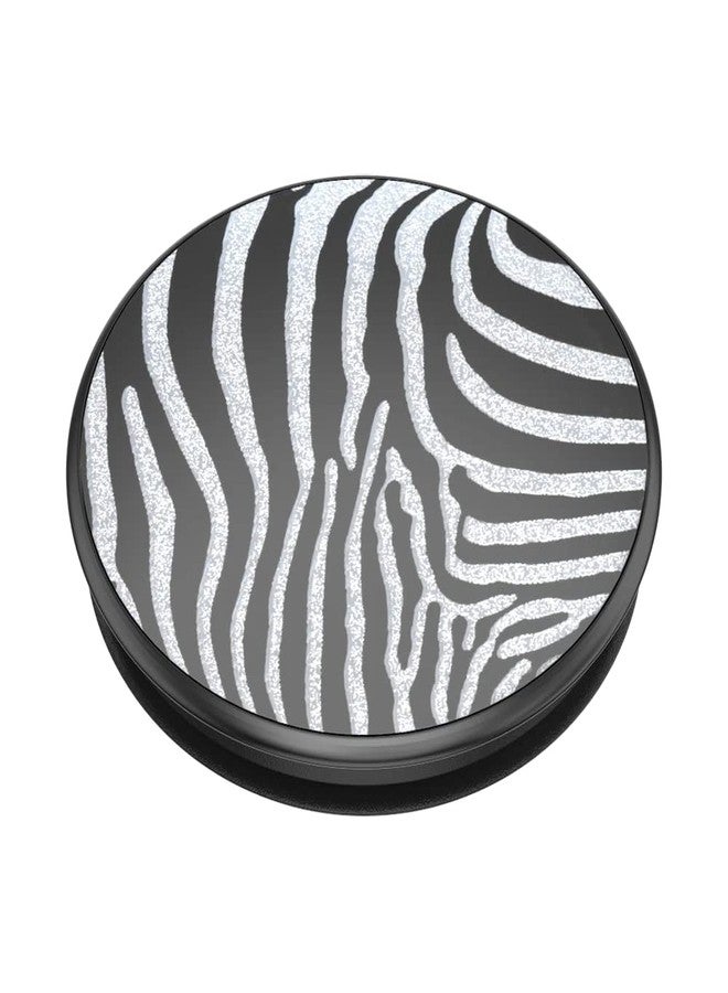 PopSockets Phone Grip with Expanding Kickstand, Enamel Graphic - Zebra - Image 3
