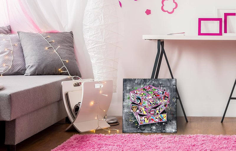 SIXTTART Banksy Style Canvas Wall Art - Image 2