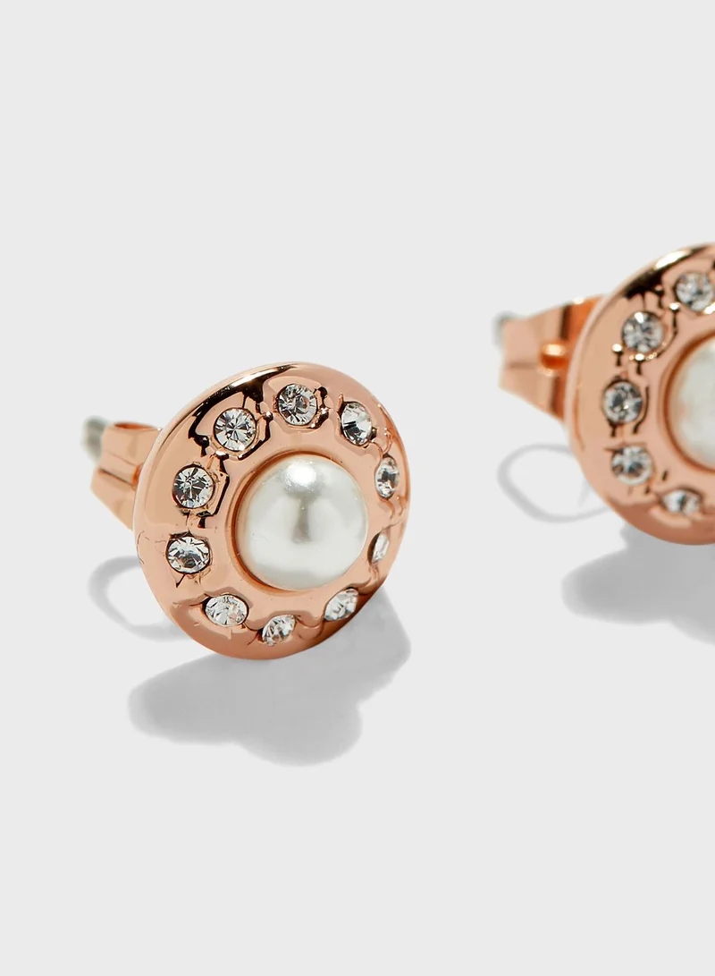 Ted Baker Larchi Daisy Pearl Stud Earrings