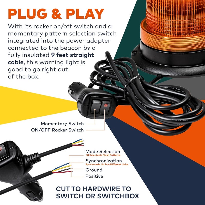 LAMPHUS AURA Emergency Strobe LED Beacon Light - Image 4