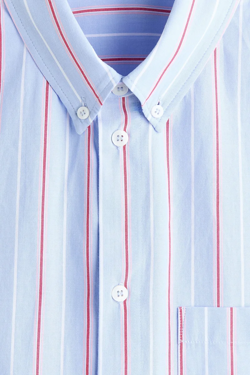 H&M  Relaxed Fit Cotton shirt for Men | Best Price UAE