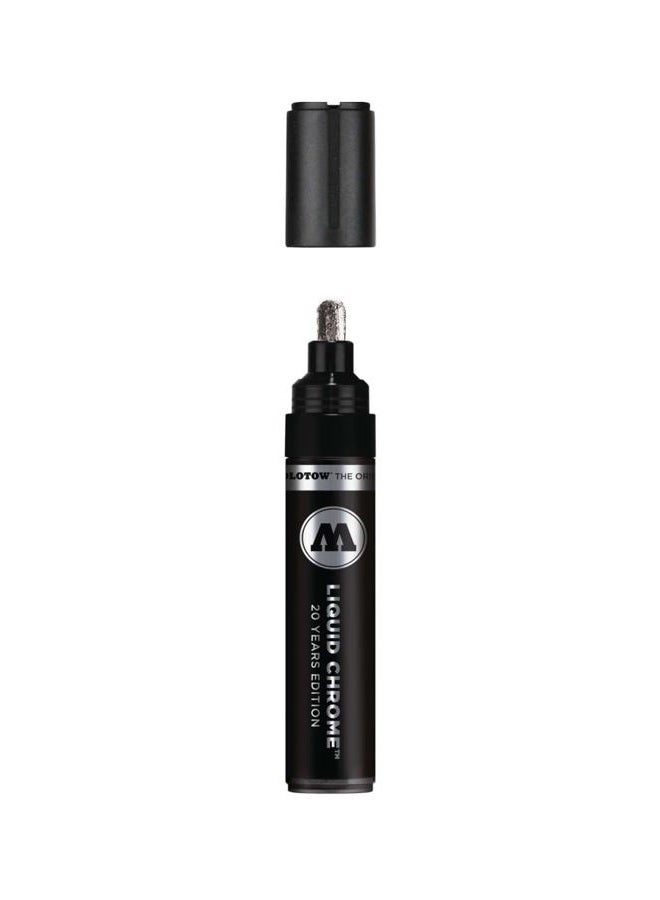Molotow Liquid Chrome Alcohol-Based Pump Marker for High-Gloss Mirrored Effects, 5mm, 1 Each (703.104) - Image 1