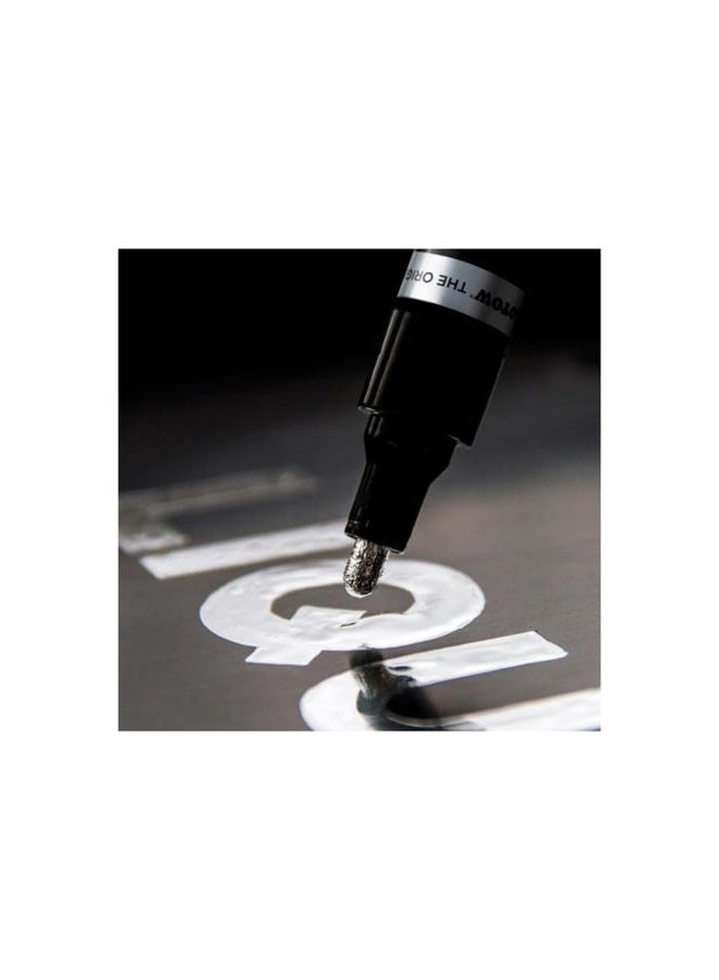 Molotow Liquid Chrome Alcohol-Based Pump Marker for High-Gloss Mirrored Effects, 5mm, 1 Each (703.104) - Image 2