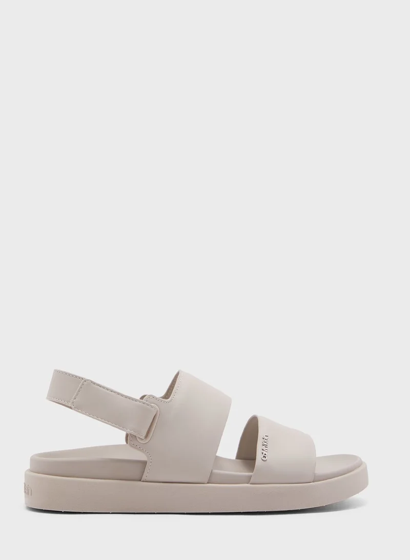 CALVIN KLEIN Multi Strap Flat Sandals