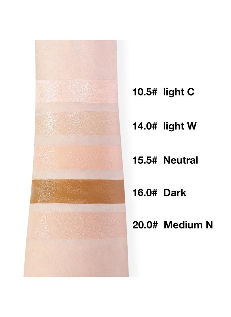 SYOSI 2 Pcs under Eye Concealer Full Coverage, Perfect Under Eye Concealer, Waterproof Concealer for Dark Circles, Puffiness, Cream Foundation Eye Brightener, Anti Aging, Natural Matte Finish, Redness  - Image 5