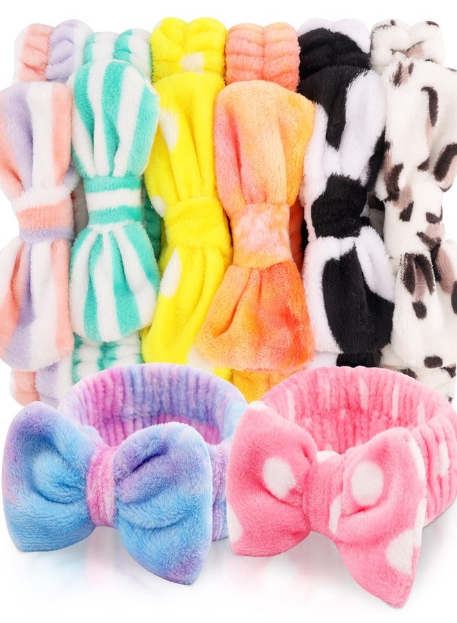 YOOVR 8PCS Spa Headband Christmas Stocking Stuffers Bulk Gifts for Women Teen Girls, Skincare Headband for Washing Face & Makeup, Girls Trip Gifts Favors, Spa Party Supplies Slumber Party, Gift Basket - Image 1