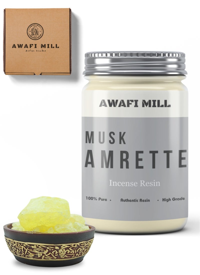 Awafi Mill Musk Ambrette - Premium Natural Incense Resin  - Image 1