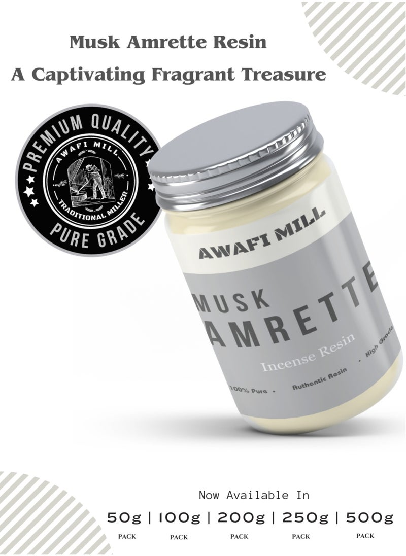 Awafi Mill Musk Ambrette - Premium Natural Incense Resin  - Image 4