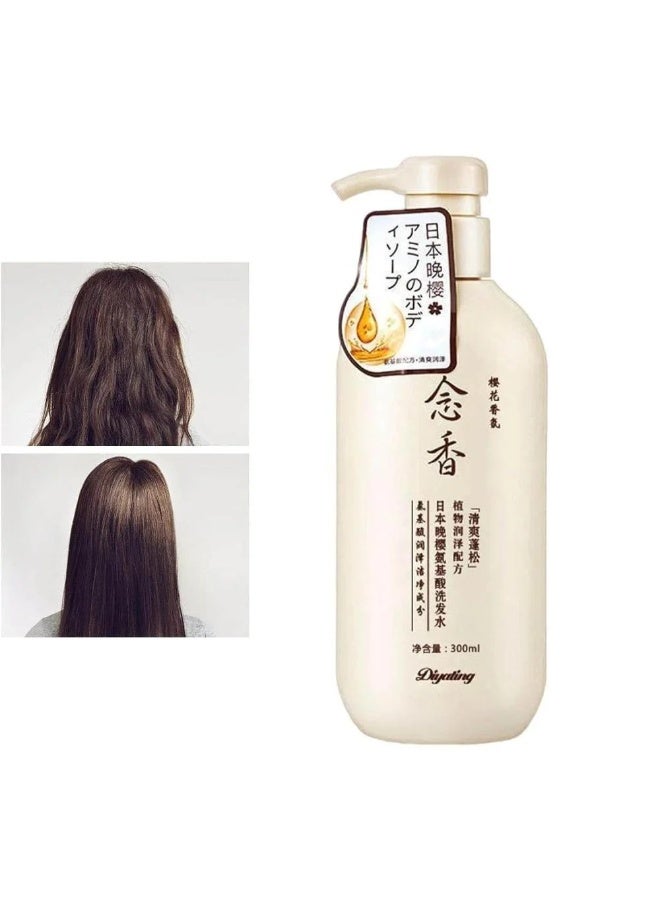 Diyating Sakura Shampoo for Hair Growth, Anti-Hair Loss and Anti-Dandruff (300 ml) - Image 1