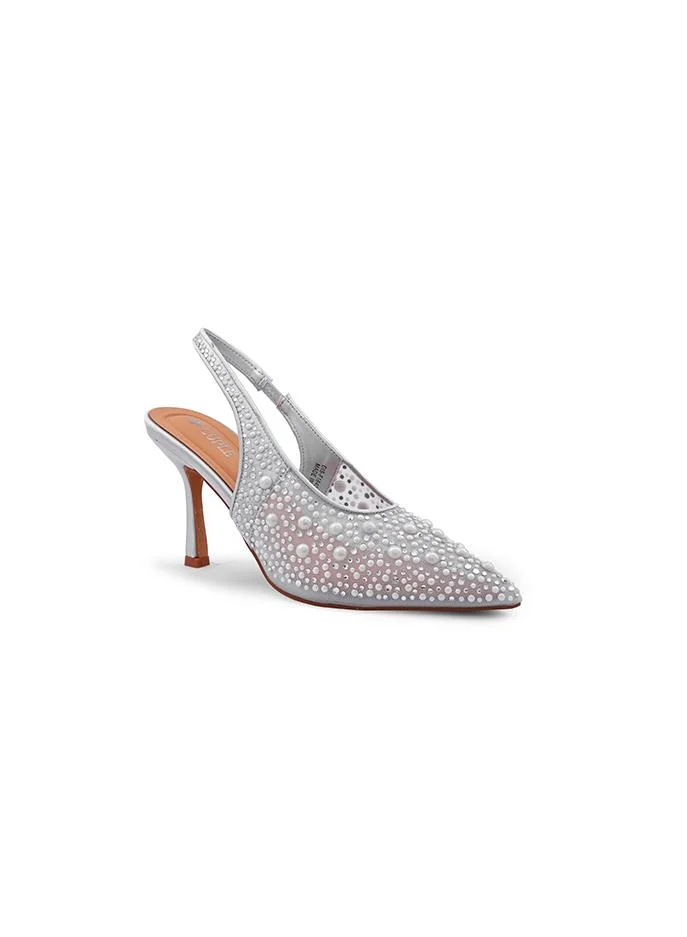 كابلي Cuple Pearl Embellished Slingback Pumps