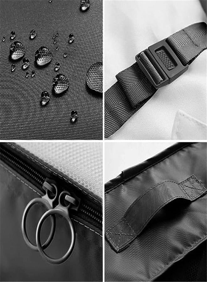 Goolsky 7pcs Travel Organizer Bag Set, Carry-On Suitcase Storage Bags with Separate Underwear and Lingerie Pouches for Maternity Wear, Portable Packing Accessories, Toiletry Bags for Clothes, Shoes, and Cosmetics. Ideal for Family Vacations, Business Trips, Backpacking, Camping, Hiking, Cruise Holidays - Image 4