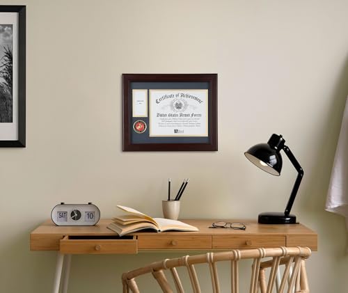 Allied Flag Allied Frame U.S. Marine Corps Medal and Award Frame with Medallion -13 x 16 - Image 5