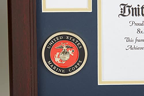Allied Flag Allied Frame U.S. Marine Corps Medal and Award Frame with Medallion -13 x 16 - Image 2