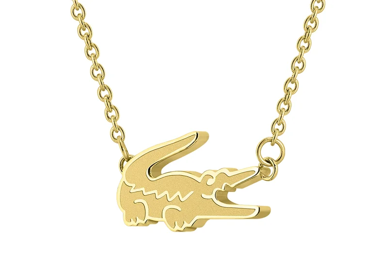 LACOSTE Crocodile Long Necklace