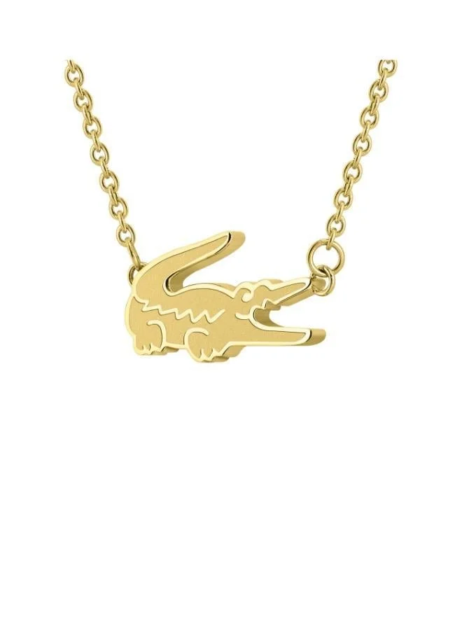 Crocodile Collection Necklace For Women In Yellow Gold With A Crocodile-Shaped Charm - 2040044