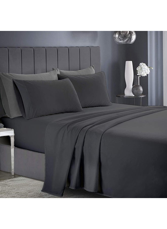 Infinitee Xclusives - Premium Grey Queen Sheets Set - 1800 TC Series 4 Piece Bed Sheets - Soft Brushed Microfiber Fabric - 16 Inches Deep Pockets Sheets Wrinkle Free & Fade Resistant by Infinitee Xclusives - Image 1