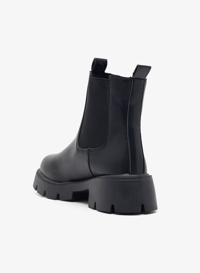 ايلا أحذية تشيلسي بكعب سميك للكاحل - Image 3