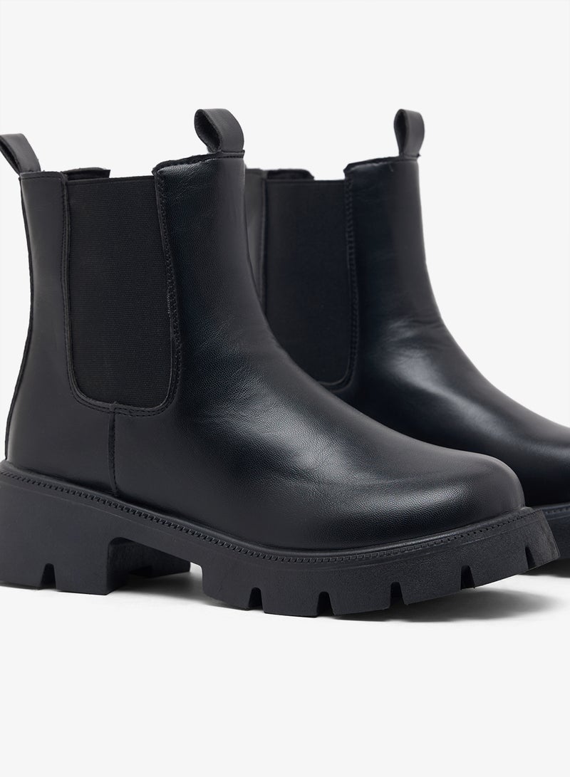 ايلا أحذية تشيلسي بكعب سميك للكاحل - Image 4