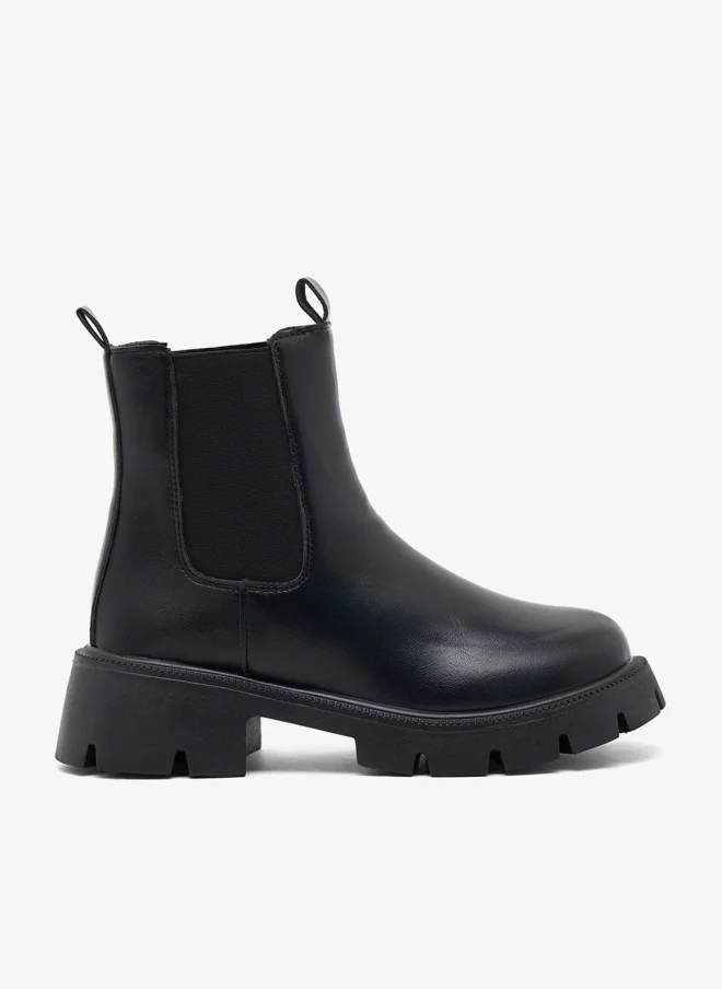 ELLA Ridge Sole Chelsea Ankle Boots