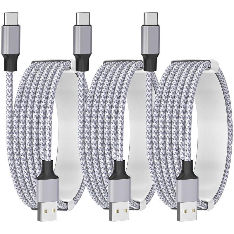 esbeecables Apple MFi Certified iPhone 17 Fast Charger Cable Carplay Cable 6FT 60W 3Pack USB A to USB C Braided Cable Compatible with iPhone 17 Air 16 15 Pro Max iPad iPad Air Mini Carlife Car Cord Galaxy - Image 2