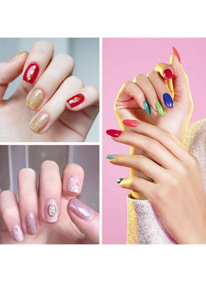 سيلبوي SILPECWEE 24 ورقة لفافات أظافر للنساء شرائط طلاء أظافر لامعة ملصقات طلاء أظافر ذاتية اللصق شرائط أظافر جل ملصقات مانيكير أظافر لفن الأظافر مع مبرد أظافر واحد - Image 4