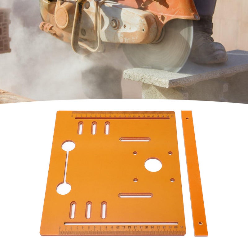 Phenolic Resin Base Plate for Woodworking with 90 and 45 Degree Cutting Scale Markings - Image 3
