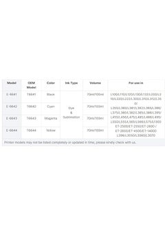 NexNova Ink Set For Epson 664 For Ecotank Printer L210 L220 L300 L355 L365 L555 L1300  - Image 2