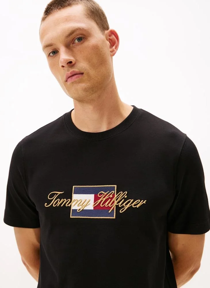 TOMMY HILFIGER  Logo Crew Neck T-Shirt for Men | Best Price UAE