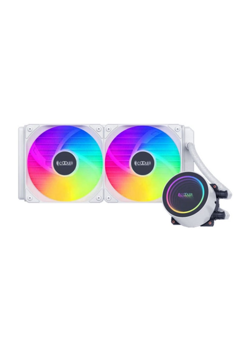 DEEPCOOL 240 ARGB all-in-one water cooling radiator computer CPU silent colorful chassis fan