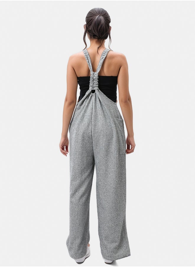 RAVIN Sleeveless Ribbed Wide Jumpsuit  - Image 3