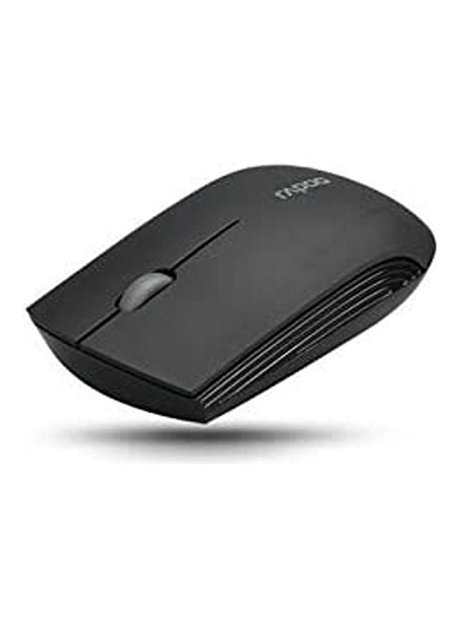 Rapoo Optical Silent Mouse N1200 Black - Image 1