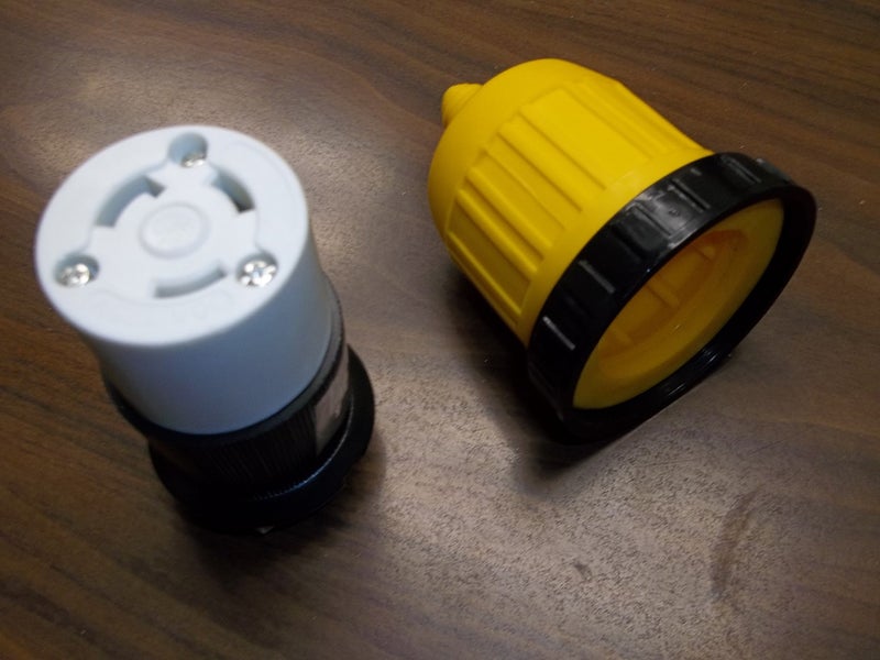 B. Toys Replacement cord end for 30 amp female twist lock end with weatherproof cover - Image 2