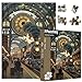 PPuzzling Vintage Train Puzzles for Adults 1000 Pieces Steam Train Station Art Jigsaw Puzzle Classic Railway Scenery Puzzles as Home Wall Art - Image 2