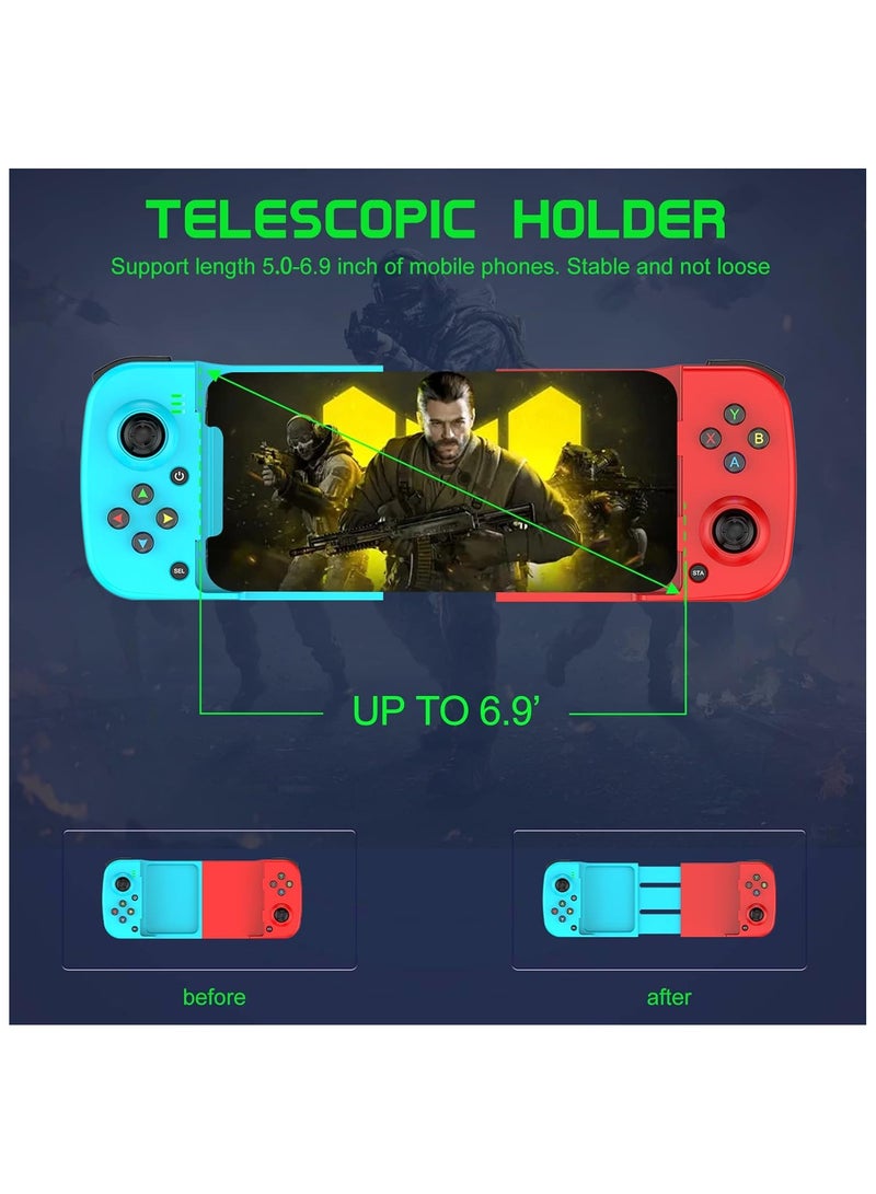 Mobile Game Controller Gamepad for iPhone iOS Android PC: Works with iPhone 15/14/13/12/11/X, iPad, Samsung Galaxy, TCL, Tablet, Call of Duty, Diablo Immortal - Directly Play - Image 5