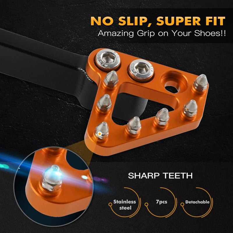 Wivplex Motorcycle Brake Pedal Foot Peg - Image 4