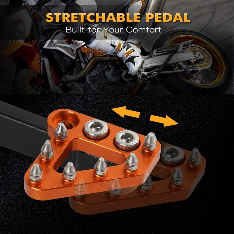 Wivplex Motorcycle Brake Pedal Foot Peg - Image 5