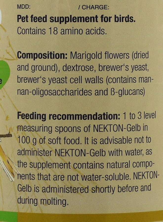 Nekton Gelb to Enhance Yellow Color in Birds, 280gm - Image 3