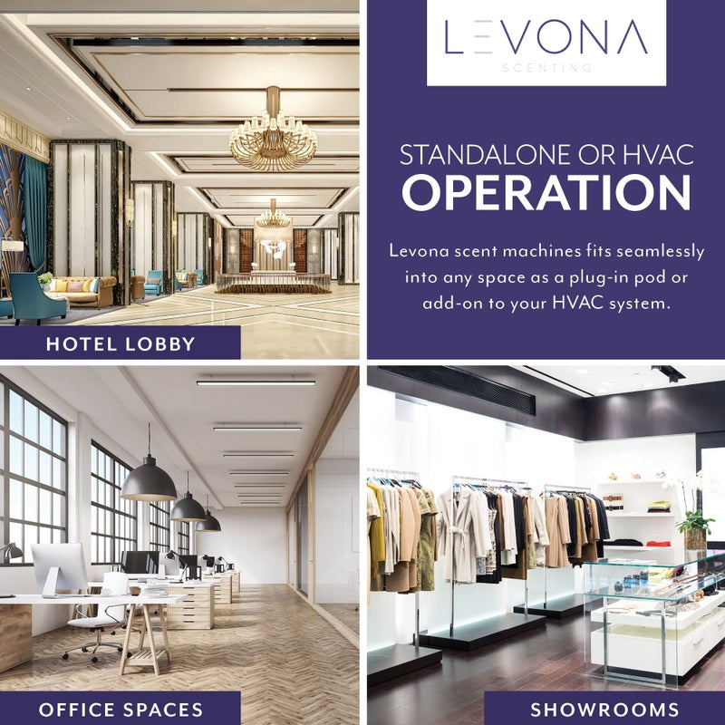 Levona Scent Lavanda: 6000 SQFT HVAC Diffuser - Whole House Air Freshener - Scent Air for Office, Hotel & Home Scent Diffuser - Fragrance HVAC Scent Diffuser + App Control (Scent Sold Separately) - Image 4