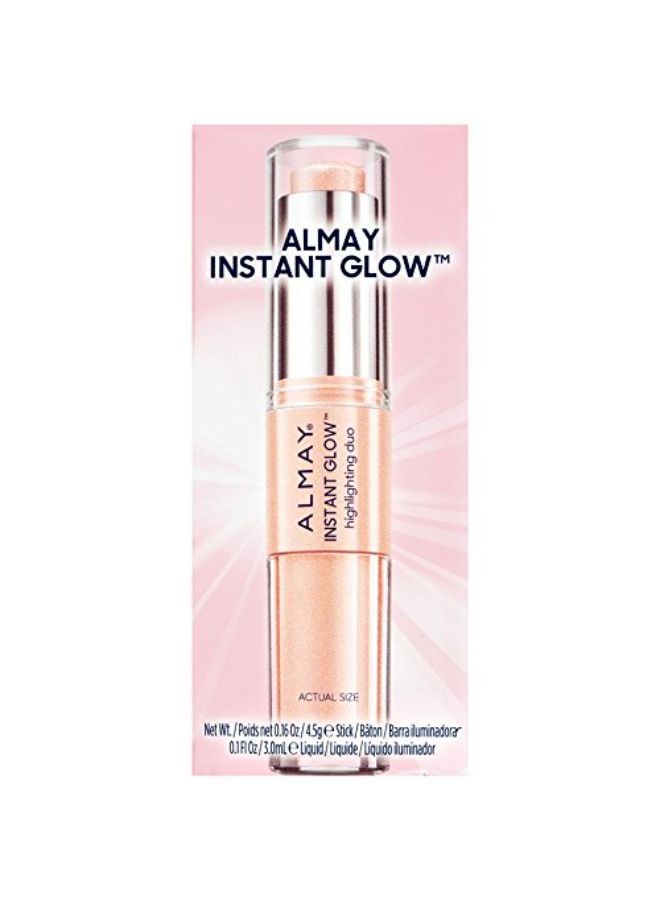 Almay ثنائي الإضاءة الفورية، توهج ناعم، 0.1 أونصة سائلة. مكياج هايلايتر - Image 1