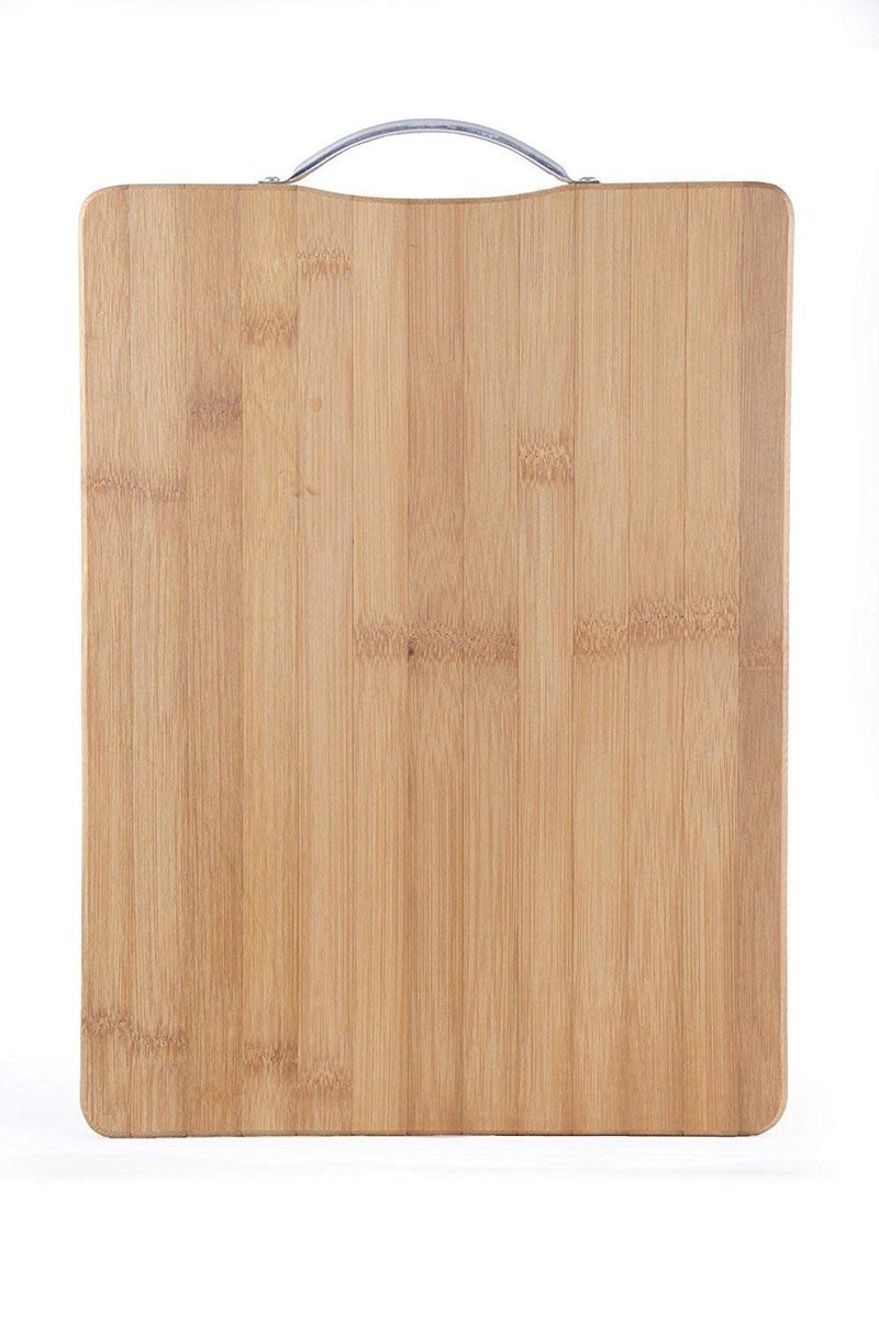 JhbkInvertible Bamboo Wooden Food Grade Cutting Vegetables Fruits Cheese Pizza Serving Chopping Slicing Board Pad - Image 1