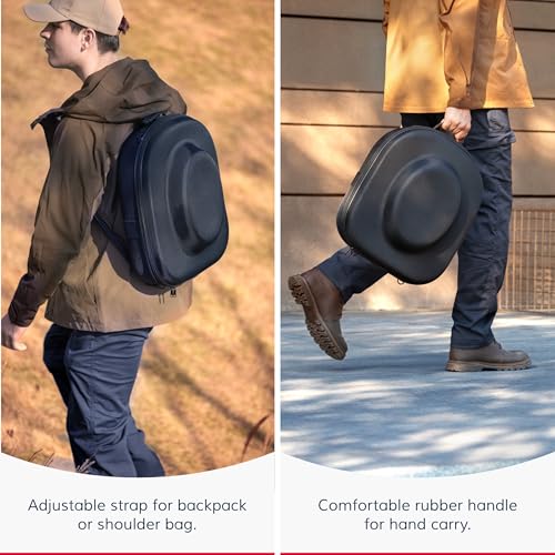 Ozueccr Cowboy Hat Travel Case – Crushproof Carrier for Cowboy, Panama & Tweed Hats with Carrying Handle, Shoulder and Luggage Strap, For Travel and At-Home Storage (Large) - Image 5