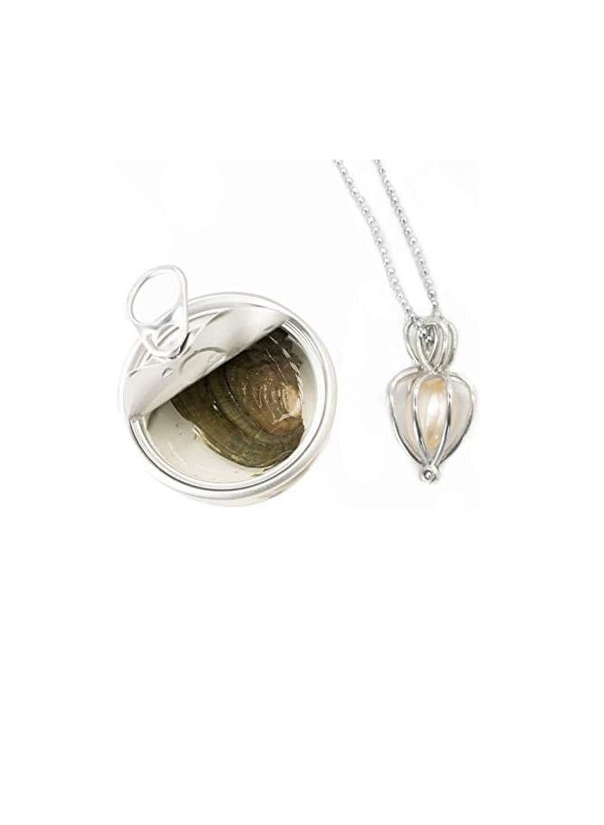 maya accessories Pearl Kit, Pearl Kit Box Pearl in Oyster, DIY Creative Necklace Jewelry Gift Set, Fashion Creations Kit with Pendant Necklace Durable for Women Girls, bamboo  - Image 3