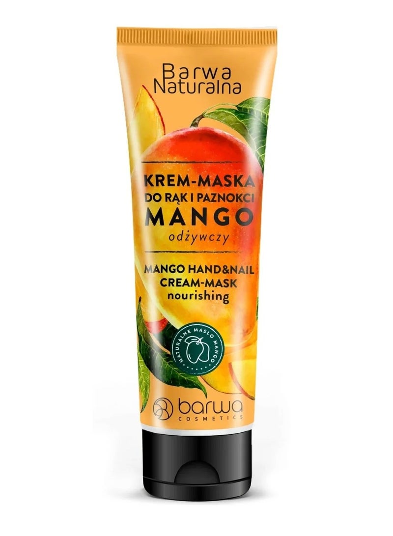 باروا قناع كريمي مغذي طبيعي بالمانجو لليدين والأظافر من باروا للبشرة الجافة 100 مل - Image 1