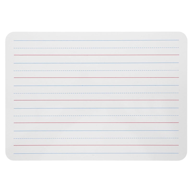 A4 Size Dry Erase Whiteboard Dual Sided Learning Board with Lined Quadruple Lines Three Boxes for Classroom Home Use - Image 2