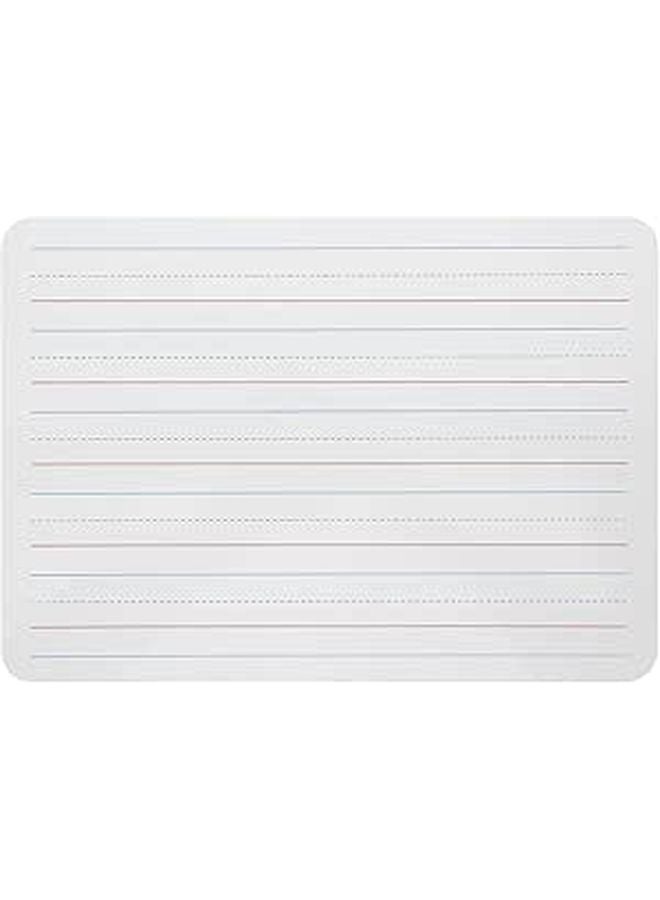 A4 Size Dry Erase Whiteboard Dual Sided Learning Board with Lined Quadruple Lines Three Boxes for Classroom Home Use - Image 1