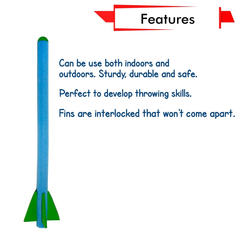 GISCO رمح فوم للأطفال في المضمار والميدان (عبوة من 1) | 50 سم | خفيف وآمن للرياضيين الصغار | مثالي للتدريب والممارسة والمسابقات - Image 4